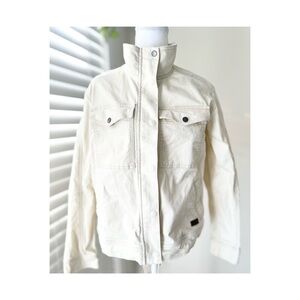 L.L. Bean Beige Cotton Canvas Jacket